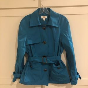 🍉 Talbots Petite Raincoat Size PM